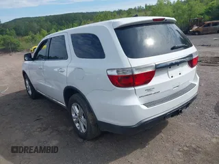 2013 Dodge Durango SXT with VIN 1C4RDJAG4DC512491, listed as a IAAI auction lot 42276406 with 219,766 mi miles and . Bid and sale history available at DreamBid. Image 3.