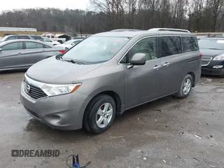 2014 Nissan Quest S with VIN JN8AE2KP0E9107133, listed as a IAAI auction lot 41561516 with 227,656 mi miles and . Bid and sale history available at DreamBid. Image 2.