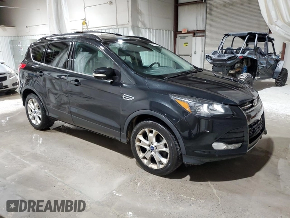 2013 Ford Escape SEL with VIN 1FMCU0H98DUD50796, listed as a Copart auction lot 64014515 with 209,791 mi miles and Salvage title. Bid and sale history available at DreamBid. Image 4.