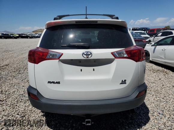 2015 Toyota RAV4 LE with VIN JTMBFREV0FD110418, listed as a Copart auction lot 58050545 with Not provided miles and Salvage title. Bid and sale history available at DreamBid. Image 6.