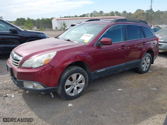 2012 Subaru Outback 2.5i Prem with VIN 4S4BRBGC0C3229450, listed as a IAAI auction lot 41900814 with 190,967 mi miles. Bid and sale history available at carsss.com. Image 2.