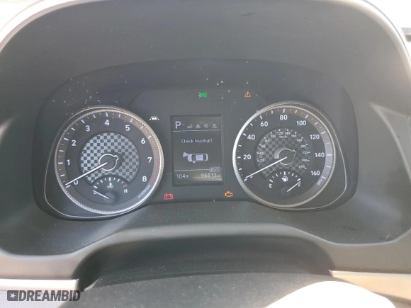 2020 Hyundai Elantra SEL with VIN 5NPD84LF3LH606319, listed as a Copart auction lot 76171244 with 94,413 mi miles and Salvage Title. Bid and sale history available at carsss.com. Image 9.