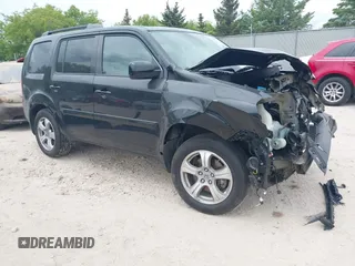 2013 Honda Pilot EX-L z VIN 5FNYF4H54DB019652, wystawiony jako IAAI lot #42332375 z przebiegiem 138 567 mil mil oraz . Historia ofert i sprzedaży dostępna na DreamBid. Obrazek 1.