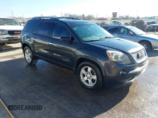 2007 GMC Acadia SLE with VIN 1GKER13727J120059, listed as a IAAI auction lot 41238215 with 218,415 mi miles. Bid and sale history available at carsss.com. Image 1.