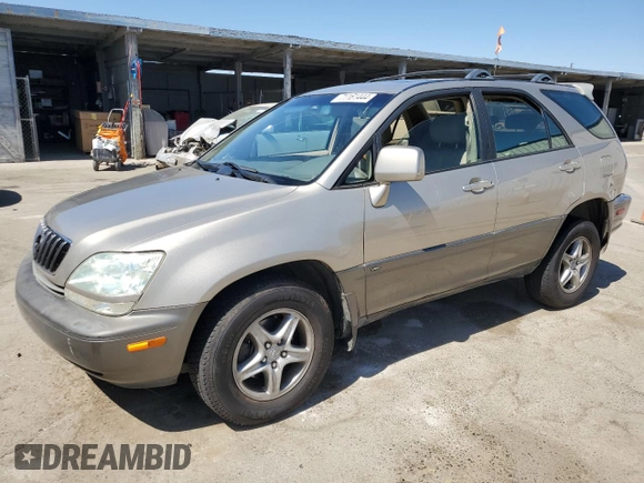 2003 Lexus RX 300 with VIN JTJHF10U830311283, listed as a Copart auction lot 71161444 with 216,654 mi miles and Salvage Title. Bid and sale history available at carsss.com. Image 1.