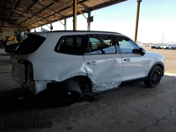 2022 Kia Telluride SX with VIN 5XYP5DHC4NG289407, listed as a Copart auction lot 52576465 with 27,139 mi miles and Salvage Title. Bid and sale history available at DreamBid. Image 3.