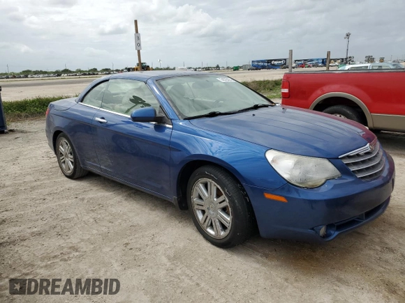 2008 Chrysler Sebring Limited with VIN 1C3LC65M18N300491, listed as a Copart auction lot 74578424 with 0 mi miles and Salvage Title. Bid and sale history available at carsss.com. Image 4.