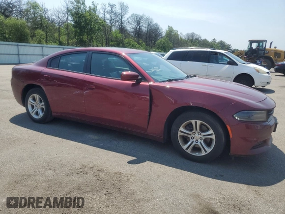 2020 Dodge Charger SXT with VIN 2C3CDXBG6LH214144, listed as a Copart auction lot 59891495 with 98,567 mi miles and Salvage title. Bid and sale history available at DreamBid. Image 4.