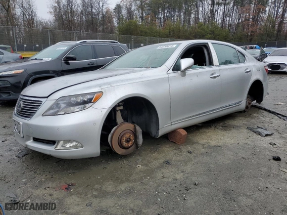 2008 Lexus LS 600h L with VIN JTHDU46FX85002540, listed as a Copart auction lot 84450614 with NaN miles and Salvage Title. Bid and sale history available at carsss.com. Image 1.
