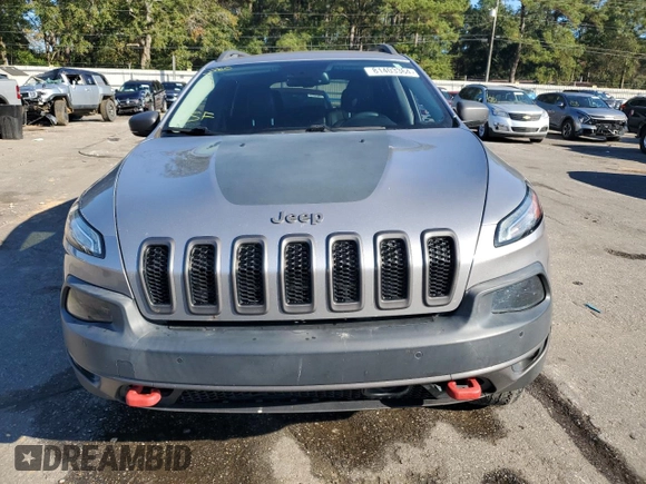 2017 Jeep Cherokee Trailhawk L Plus with VIN 1C4PJMBS7HD220533, listed as a Copart auction lot 81403364 with 94,101 mi miles and Salvage Title. Bid and sale history available at carsss.com. Image 5.
