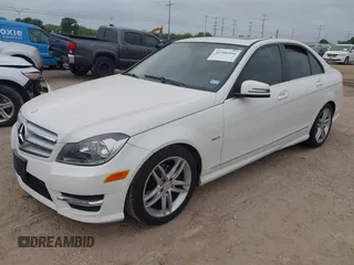 2012 Mercedes-Benz C 250 Sport with VIN WDDGF4HB8CR201306, listed as a IAAI auction lot 42266166 with 138,096 mi miles and . Bid and sale history available at DreamBid. Image 2.