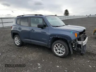 2023 Jeep Renegade Latitude z VIN ZACNJDB13PPP31264, wystawiony jako Copart lot #57612585 z przebiegiem 33 030 mil mil oraz Szkoda całkowita • Salvage title. Historia ofert i sprzedaży dostępna na DreamBid. Obrazek 4.