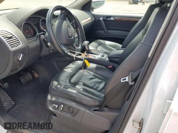 2015 Audi Q7 Premium Plus with VIN WA1LGAFE0FD004076, listed as a Copart auction lot 62591485 with 70,508 mi miles and Salvage title. Bid and sale history available at DreamBid. Image 7.
