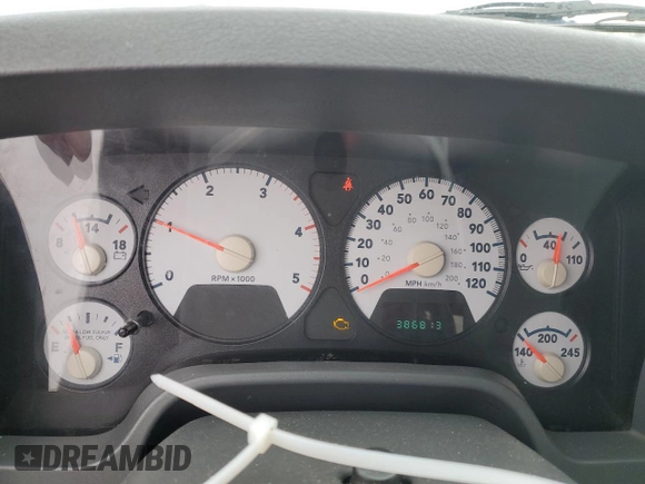 2007 Dodge 3500 SLT with VIN 3D7MX48A37G784946, listed as a Copart auction lot 44722485 with 386,813 mi miles and Salvage title. Bid and sale history available at DreamBid. Image 9.