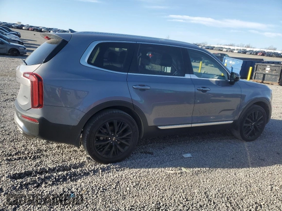 2020 Kia Telluride SX with VIN 5XYP5DHC5LG073269, listed as a Copart auction lot 49456725 with 96,059 mi miles and Salvage Title. Bid and sale history available at DreamBid. Image 3.