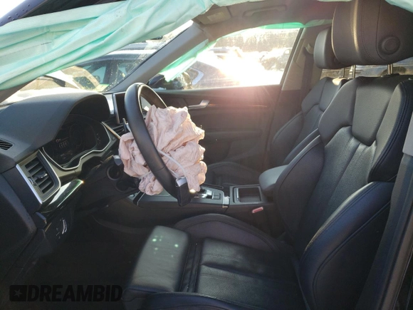 2018 Audi Q5 Premium Plus with VIN WA1BNAFY6J2238724, listed as a Copart auction lot 37409633 with 48,438 mi miles and . Bid and sale history available at DreamBid. Image 7.