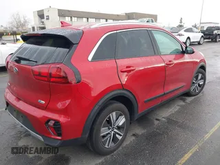 2021 Kia Niro LX with VIN KNDCB3LC6M5471707, listed as a IAAI auction lot 41755903 with 27,196 mi miles. Bid and sale history available at carsss.com. Image 4.