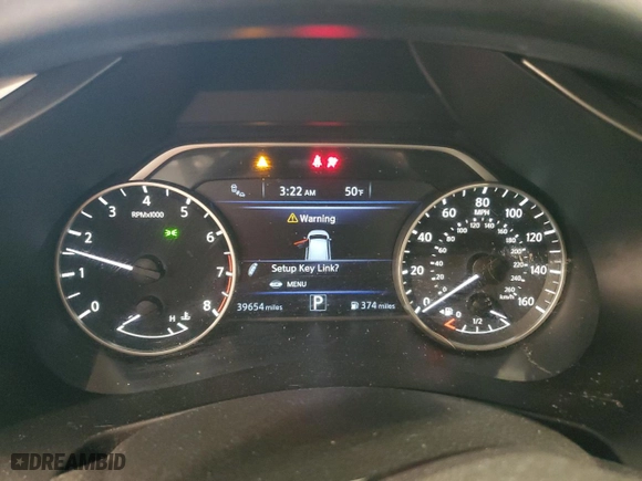 2021 Nissan Murano S with VIN 5N1AZ2AS2MC134076, listed as a Copart auction lot 41915535 with 39,654 mi miles and Salvage Title. Bid and sale history available at carsss.com. Image 9.