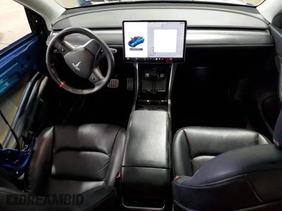 2020 Tesla Model Y Long Range with VIN 5YJYGDEF1LF035901, listed as a Copart auction lot 51004695 with 134,610 mi miles and Salvage Title. Bid and sale history available at DreamBid. Image 8.