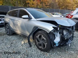 2024 Hyundai Tucson SEL with VIN 5NMJFCDE4RH435112, listed as a Copart auction lot 77801044 with 12,021 mi miles and Salvage Title. Bid and sale history available at carsss.com. Image 4.