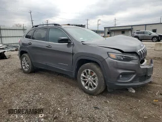 2022 Jeep Cherokee Latitude Lux with VIN 1C4PJMMX7ND500893, listed as a Copart auction lot 52697595 with 46,751 mi miles and Salvage title. Bid and sale history available at DreamBid. Image 4.
