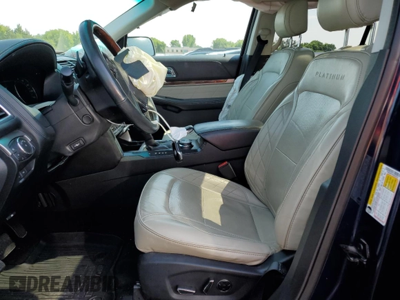 2017 Ford Explorer Platinum с VIN 1FM5K8HTXHGA83223, выставлен на аукционе Copart как лот 58633485 с пробегом 158 926 миль миль и Списание • Salvage title. История ставок и продаж доступна на DreamBid. Изображение 7.