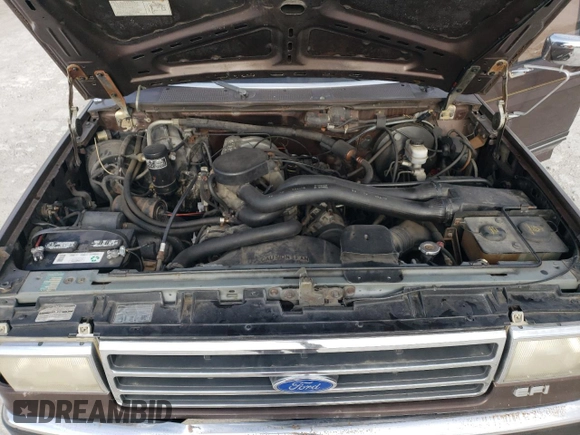 1991 Ford F-150 with VIN 1FTEF15N9MLA28124, listed as a Copart auction lot 83220464 with 49,411 mi miles and Salvage Title. Bid and sale history available at carsss.com. Image 12.