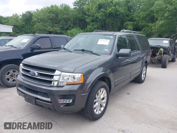2015 Ford Expedition Max Limited with VIN 1FMJK1KT3FEF49677, listed as a IAAI auction lot 42114322 with 130,649 mi miles. Bid and sale history available at carsss.com. Image 18.