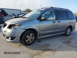 2005 Mazda MPV LX with VIN JM3LW28J750549097, listed as a Copart auction lot 79411434 with 189,051 mi miles and Salvage Title. Bid and sale history available at carsss.com. Image 1.