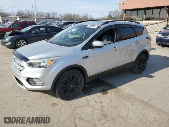 2018 Ford Escape SE with VIN 1FMCU0GD0JUA43253, listed as a Copart auction lot 52304765 with 117,706 mi miles and Salvage Title. Bid and sale history available at carsss.com. Image 1.