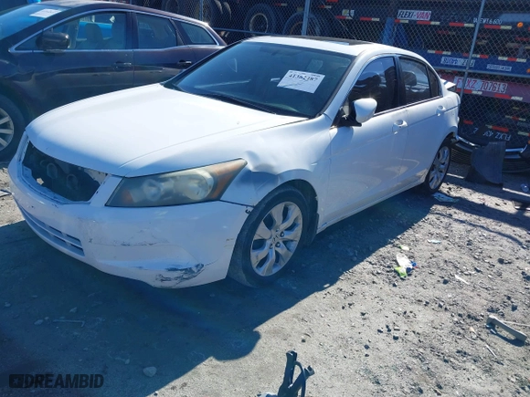 2008 Honda Accord Sdn EX-L with VIN 1HGCP26848A044303, listed as a IAAI auction lot 41362487 with 365,528 mi miles. Bid and sale history available at carsss.com. Image 17.
