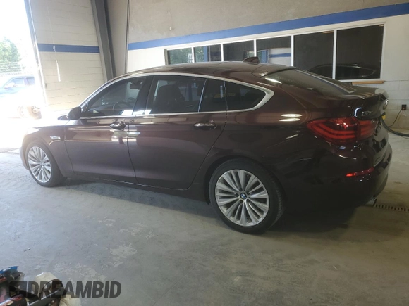 2015 BMW 5 Series 535i Gran Turismo xDrive with VIN WBA5M4C59FD184037, listed as a Copart auction lot 59118945 with 128,263 mi miles and Salvage title. Bid and sale history available at DreamBid. Image 2.