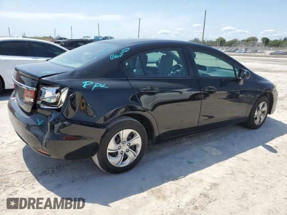 2015 Honda Civic LX z VIN 19XFB2F55FE102042, wystawiony jako Copart lot #56213075 z przebiegiem 98 324 mil mil oraz Szkoda całkowita • Salvage title. Historia ofert i sprzedaży dostępna na DreamBid. Obrazek 3.