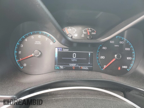 2017 GMC Canyon 2WD SLE with VIN 1GTG5CEA3H1164965, listed as a Copart auction lot 77804204 with 124,281 mi miles and Clean Title. Bid and sale history available at carsss.com. Image 9.