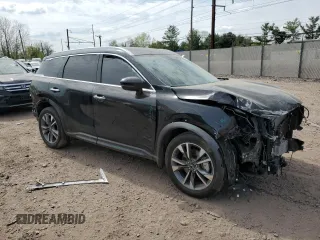2025 Infiniti QX60 Luxe with VIN 5N1AL1FS5SC348500, listed as a Copart auction lot 54202275 with 2,172 mi miles and Salvage title. Bid and sale history available at DreamBid. Image 4.