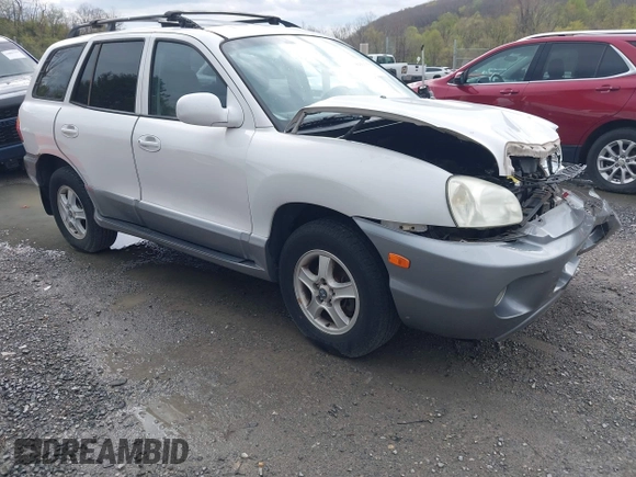 2004 Hyundai Santa Fe GLS with VIN KM8SC73D04U848820, listed as a IAAI auction lot 42031150 with 203,829 mi miles and . Bid and sale history available at DreamBid. Image 1.