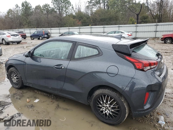 2019 Hyundai Veloster 2.0 with VIN KMHTG6AF3KU018000, listed as a Copart auction lot 81749623 with 101,165 mi miles. Bid and sale history available at carsss.com. Image 2.