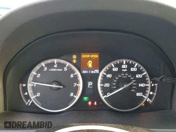2013 Acura RDX Technology with VIN 5J8TB4H5XDL020311, listed as a Copart auction lot 87505665 with 118,470 mi miles and Salvage title. Bid and sale history available at DreamBid. Image 9.