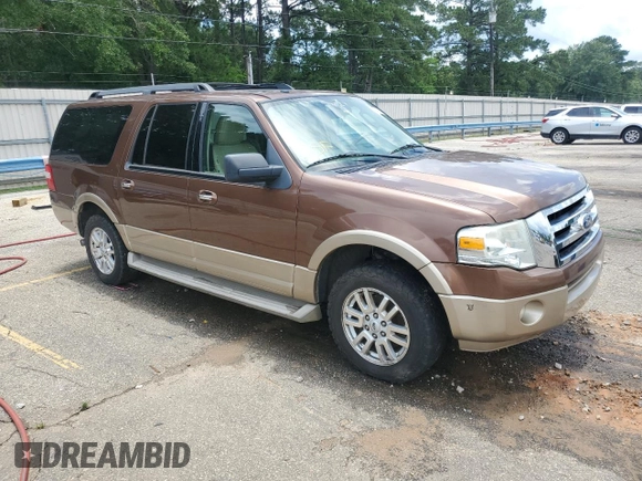 2012 Ford Expedition Max King Ranch with VIN 1FMJK1H59CEF13609, listed as a Copart auction lot 60421595 with 197,927 mi miles and Salvage title. Bid and sale history available at DreamBid. Image 4.