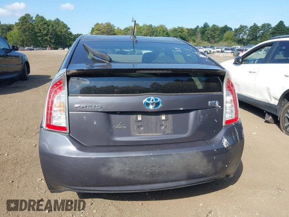 2013 Toyota Prius One with VIN JTDKN3DUXD5604950, listed as a IAAI auction lot 40307683 with 43,628 mi miles. Bid and sale history available at carsss.com. Image 16.