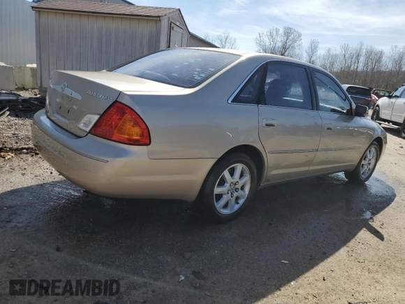 2000 Toyota Avalon XL with VIN 4T1BF28B4YU004237, listed as a Copart auction lot 49889625 with 298,409 mi miles and Non Repairable. Bid and sale history available at DreamBid. Image 3.