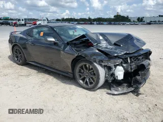 2024 Ford Mustang Dark Horse with VIN 1FA6P8R0XR5501426, listed as a Copart auction lot 71788544 with 0 mi miles and Salvage Title. Bid and sale history available at carsss.com. Image 4.