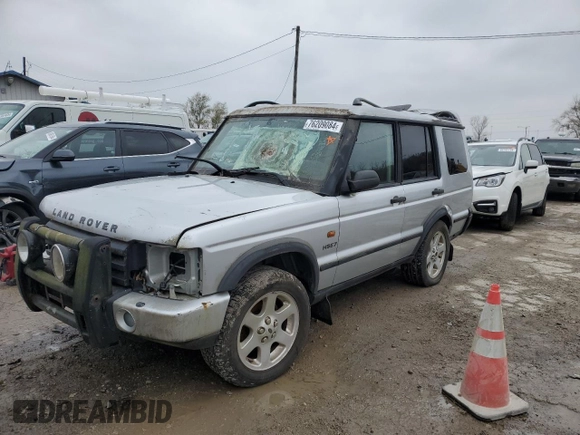 2003 Land Rover Discovery with VIN SALTR16403A785761, listed as a Copart auction lot 76209084 with Not Provided miles and Salvage Title. Bid and sale history available at DreamBid. Image 1.