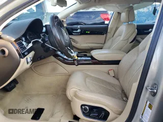 2017 Audi A8 Sport with VIN WAU43AFD0HN002058, listed as a Copart auction lot 53180585 with 95,436 mi miles and Salvage title. Bid and sale history available at DreamBid. Image 7.