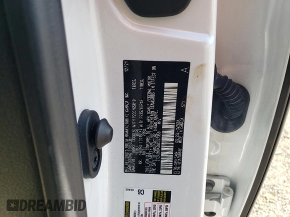 2022 Lexus RX 350 with VIN 2T2AZMDA3NC327358, listed as a Copart auction lot 57638665 with 73,659 mi miles and Salvage title. Bid and sale history available at DreamBid. Image 13.