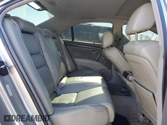 2009 Acura RL Tech Pkg with VIN JH4KB26659C002380, listed as a Copart auction lot 45475645 with 222,875 mi miles and Salvage Title. Bid and sale history available at carsss.com. Image 10.