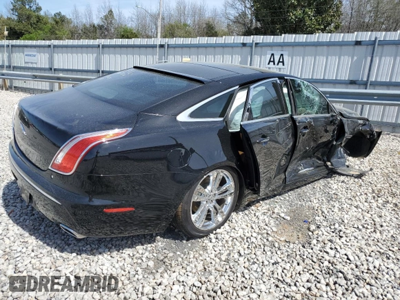 2012 Jaguar XJ with VIN SAJWA1CB2CLV38648, listed as a Copart auction lot 50264545 with Not Provided miles and Salvage Title. Bid and sale history available at DreamBid. Image 3.