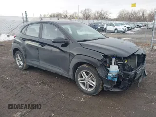 2022 Hyundai Kona SE with VIN KM8K2CABXNU872332, listed as a IAAI auction lot 41477508 with 23,467 mi miles. Bid and sale history available at carsss.com. Image 1.