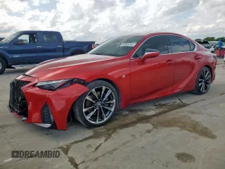 2021 Lexus IS with VIN JTHGZ1B25M5043006, listed as a Copart auction lot 54063245 with 65,418 mi miles and Clean Title. Bid and sale history available at carsss.com. Image 1.