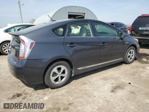 2013 Toyota Prius One with VIN JTDKN3DU5D1657420, listed as a Copart auction lot 52377155 with 71,929 mi miles and Salvage Title. Bid and sale history available at DreamBid. Image 3.